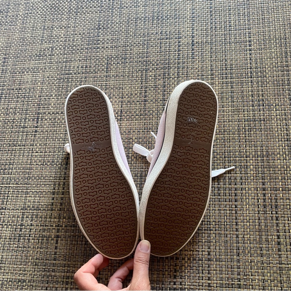 NEW Isabel Marant Pink Canvas Binkoo Low Top Sneakers - Picture 7 of 11